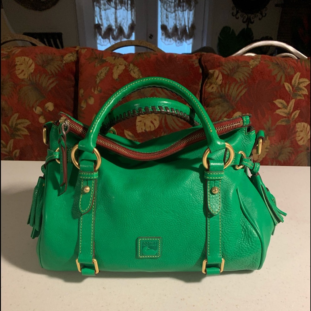 HTF Dooney Sm Florentine Kelly Satchel